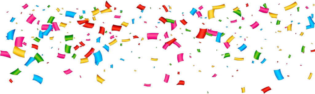 Red And Blue Confetti Png