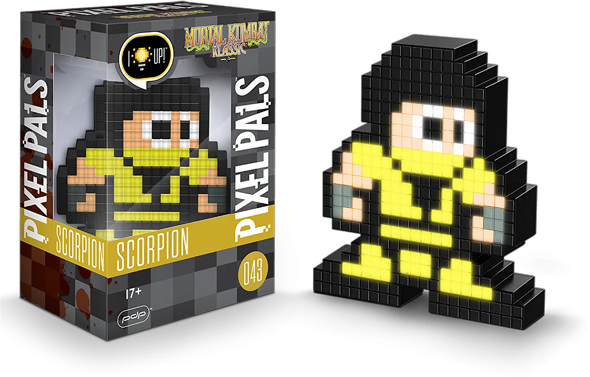 Pixel Pals Mortal Kombat Scorpion Mortal Kombat Scorpion Figure Png Scorpion Mortal Kombat Png