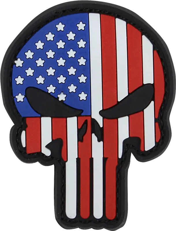Punisher Skull American Flag Morale Punisher Skull Flag Transparent Png Punisher Skull Transparent