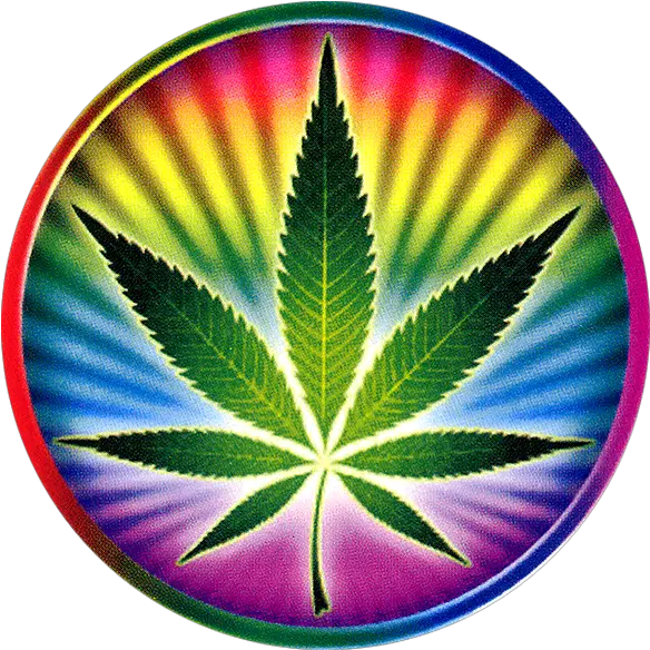 Pot Leaf Bumper Sticker Decal X Peace Psychedelic Pot Leaf Png Pot Leaf Png