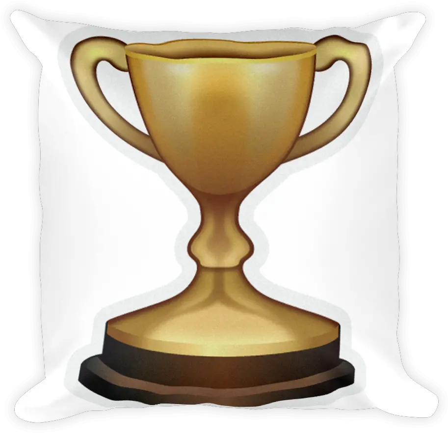Download Hd Gold Football Award Trophy Transparent Png Transparent Emoji Trophy Trophy Clipart Png