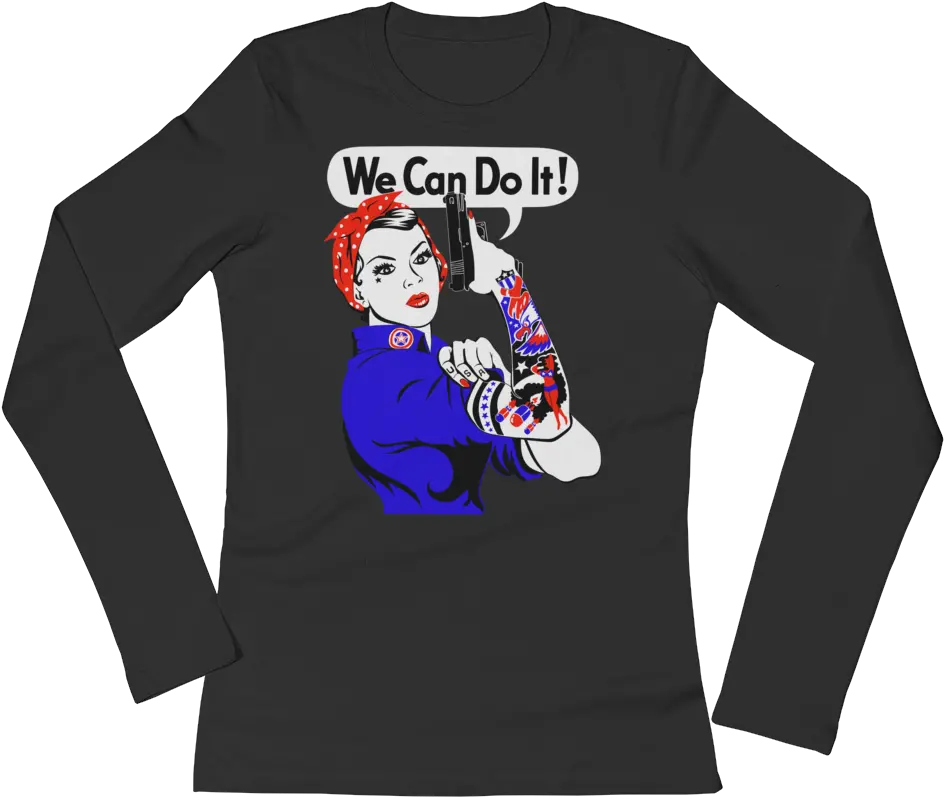 Rosie The Riveter Long Sleeve Png