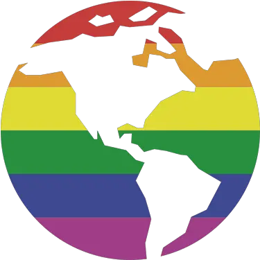 Download Gay Pride Globe Wall Sticker Mundo Azul Png Globe Icon Gay Png