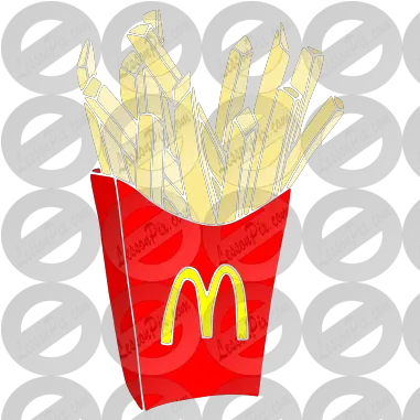 Mcdonalds French Fries Stencil For Classroom Therapy Use For Party Png Fries Png