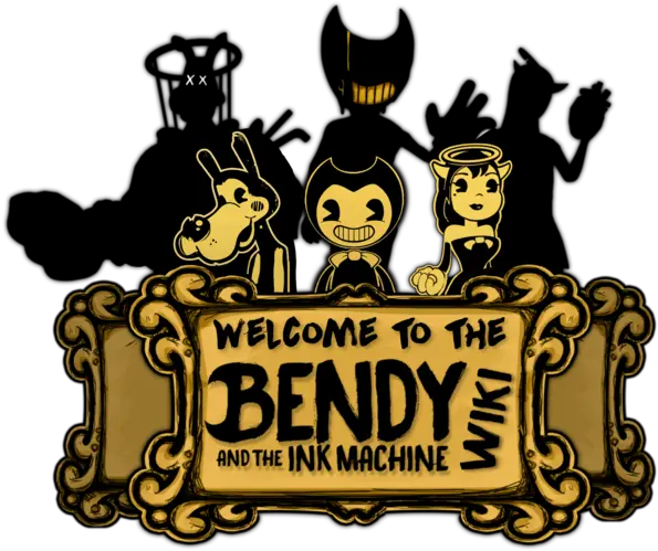 Pin Bendy And The Ink Machine Welcome Png Bendy And The Ink Machine Logo