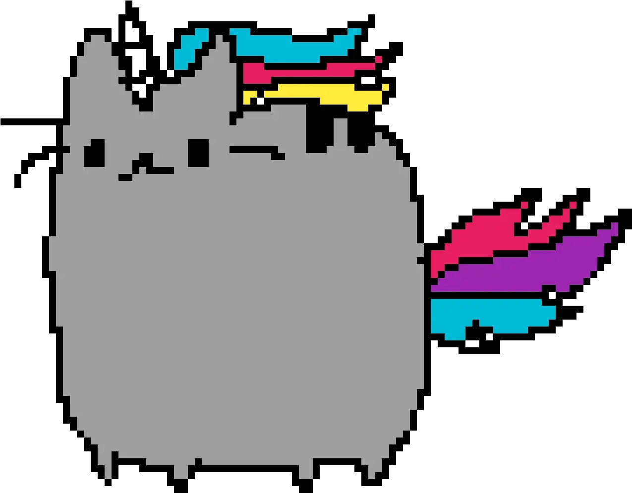 Pusheen Nyan Cat Gif Drawing Cat Png Download 14001400 Pusheen Nyan Cat Pusheen Transparent