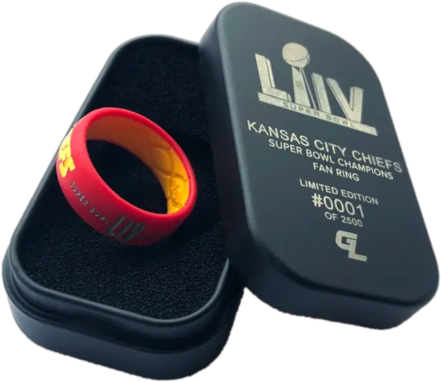 Limited Edition Nfl Kansas City Chiefs Super Bowl Fan Ring Lens Png Kansas City Chiefs Logo Png