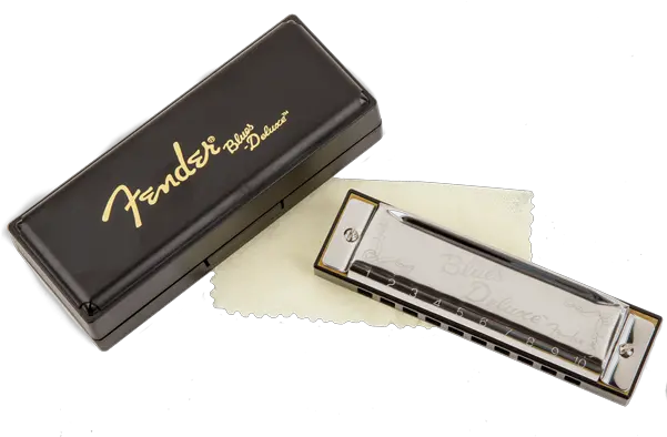Fender 0990701006 Blues Deluxe Harmonica Key Of E Fender Blues Deluxe Harmonica Png Harmonica Png