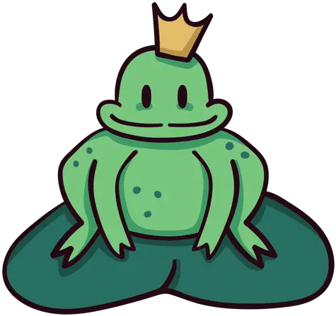 Frog Prince Colorful Icon Stroke Happy Png Prince Fashion Icon