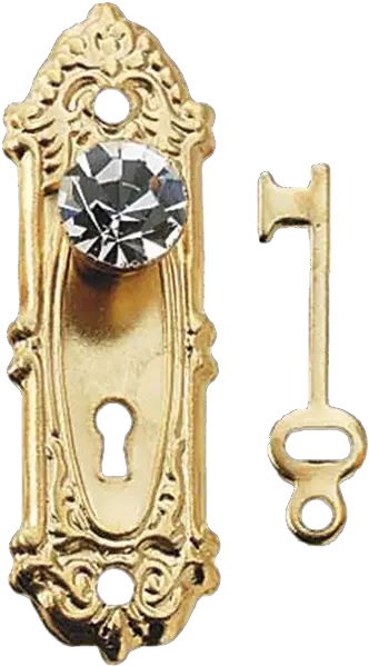 Dollhouse Crystal Opryland Door Knob Key Lock Crystal Door Knob Png Door Knob Png
