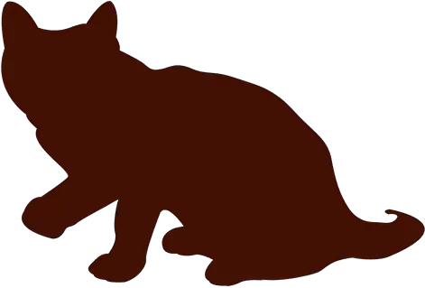 Rising Cat Silhouette Transparent Png U0026 Svg Vector File Cat Silhouette Brown Cat Silhouette Transparent