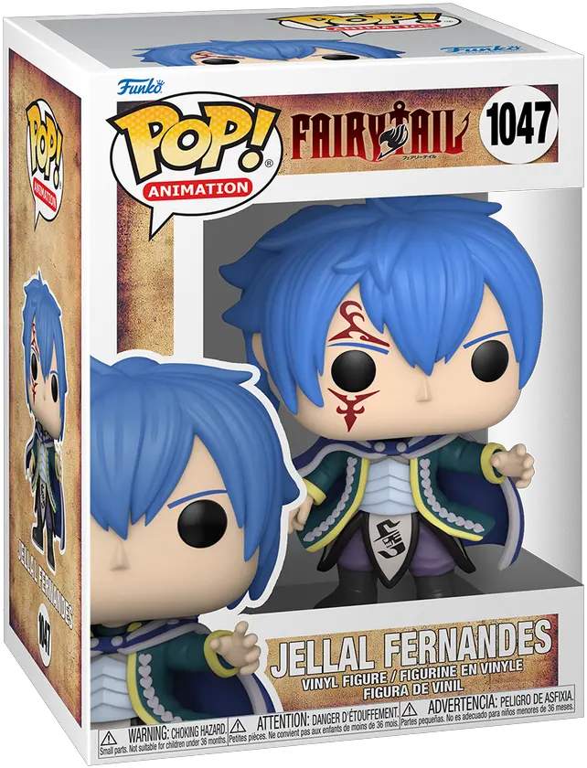 Funko Pop Animation Fairy Tail Jellal Fernandes Jellal Funko Pop Png Fairytail Icon