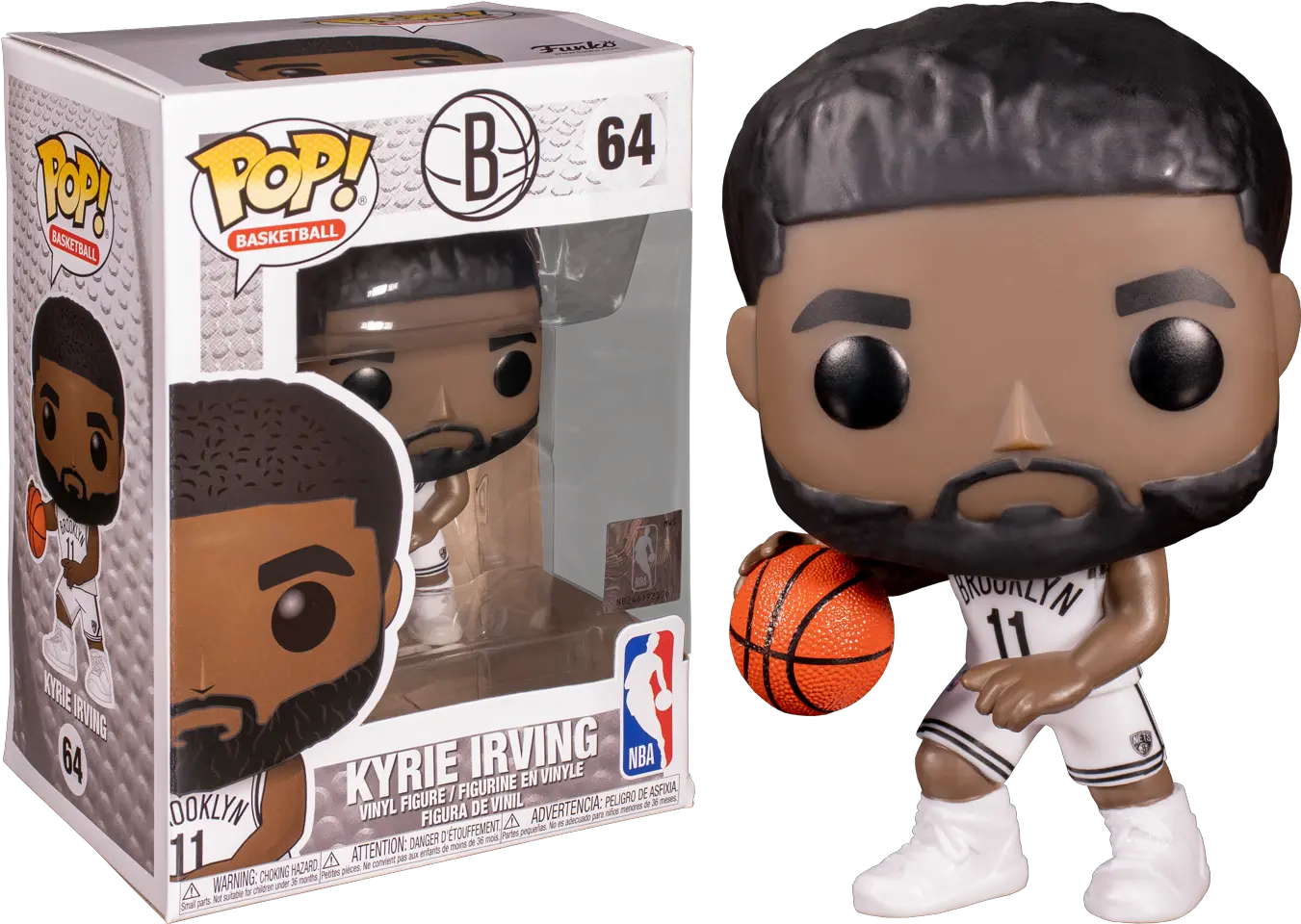 Nba Basketball Kyrie Irving Brooklyn Nets Funko Pop Vinyl Pop Vinyl Png Kyrie Png