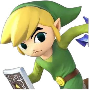 Toon Link Super Smash Bros Wii U Toon Link Full Size Png Legend Of Zelda Toon Link Toon Link Png