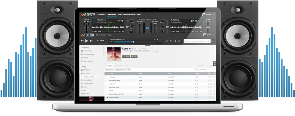 Review Deezeru0027s Music Streaming Service Has Us Showing Our Multimedia Software Png Deezer Logo