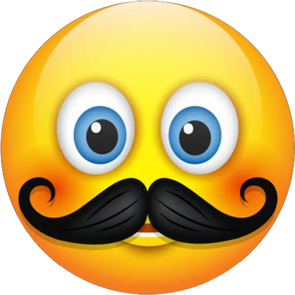 Mustache Emoji Props Emoji Png Full Size Png Download Hd Emoji Images Download Mustache Icon For Facebook