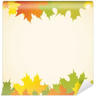 Abstract Autumn Background With Maple Leaves Vector Wall Mural U2022 Pixers We Live To Change Maple Leaf Png Leaf Vector Png