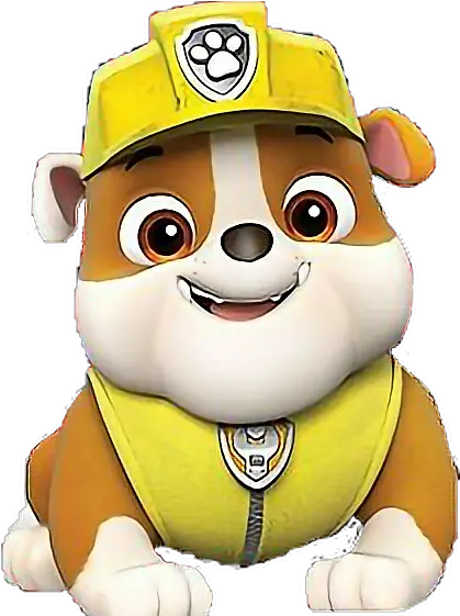 Paw Patrol Transparent Cartoon Paw Patol Rubble Cartoon Png Rubble Png