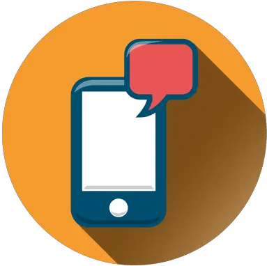 Smartphone Chat Circle Icon Transparent Png U0026 Svg Vector File Smart Phone Logo Circle Chat Icon Png