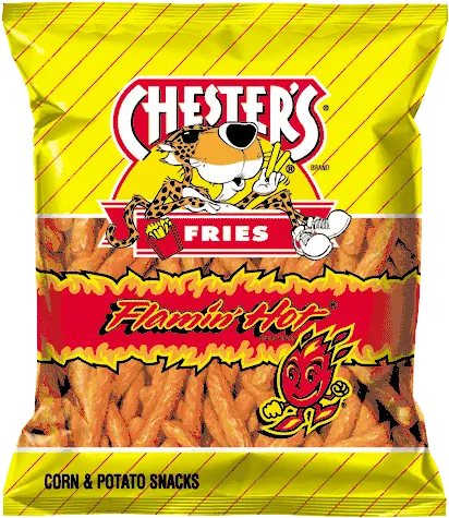 Fries Flamin Hot Corn Potato Snacks Chester Fries Flamin Hot Png Cheeto Transparent