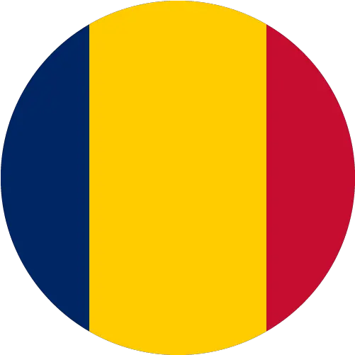Vector Country Flag Of Chad Circle Vector World Flags Romania Circle Flag Png Td Icon