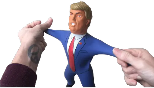 Stretch Trump Action Figure Donald Rubber Plastic Doll Stretch Armstrong Donald Trump Png Donald Trump Transparent
