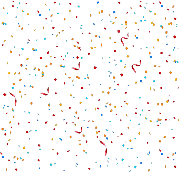 Confetti Falling Png