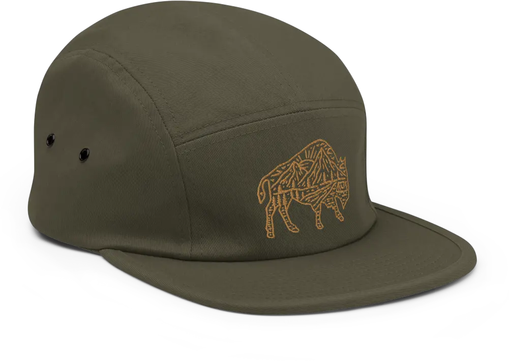 Buffalo Icon 5 Panel Hat Olive U2014 Range U0026 Sea Outdoor Goods U0026 Apparel Png Obey Icon Hat