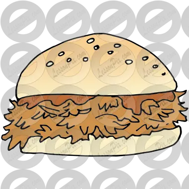 Bbq Sandwich Picture For Classroom Therapy Use Great Bbq Bbq Sandwich Clipart Png Bbq Transparent