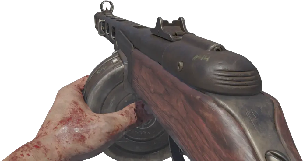 Download Hd Ppsh 41 Zombies Bo3 Call Of Duty Ww2 Ppsh Png Ppsh 41 Bo3 Zombies Cod Zombies Png
