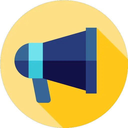 Megaphone Loud Speaker Flat Icon Png Communication Icon Png