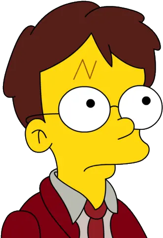 Harry Potter Dibujo Png Harry Potter The Simpsons Png Harry Potter Dibujo Simpson Simpsons Png