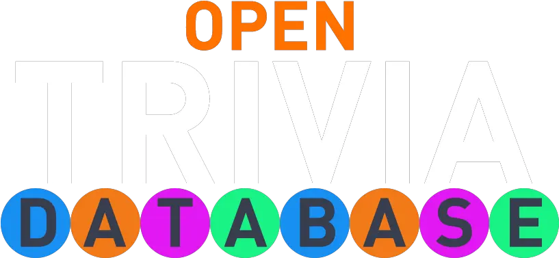 Open Trivia Db Free To Use User Contributed Trivia Open Trivia Db Logo Png Db Logo