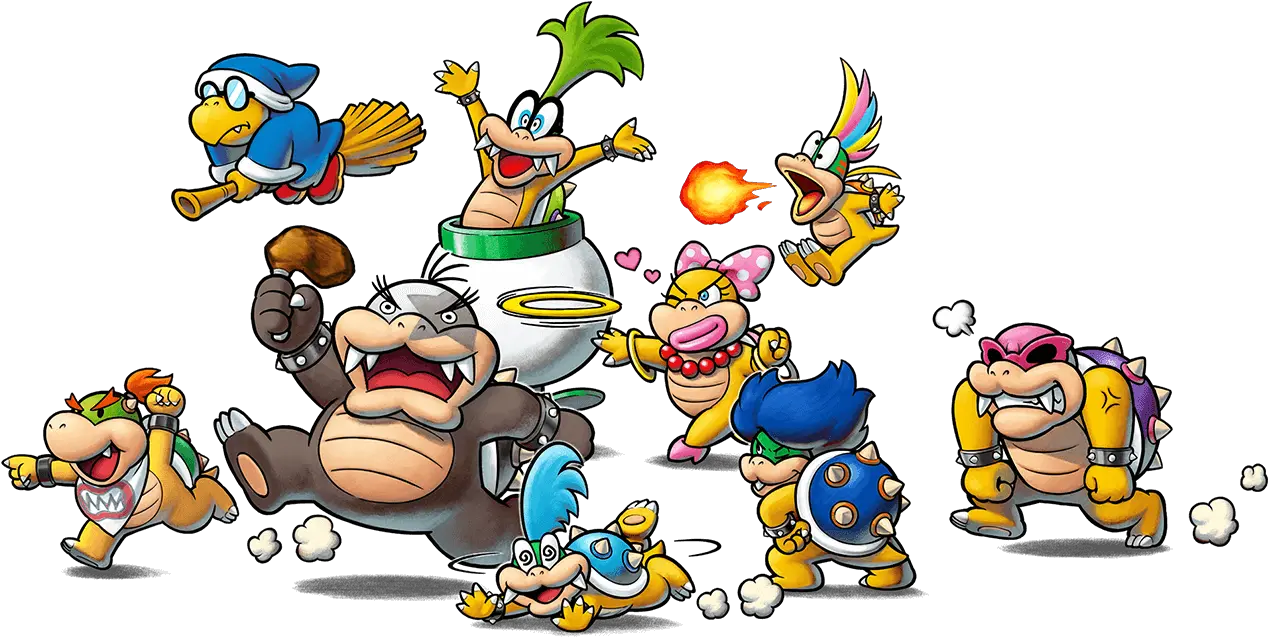 Mario U0026 Luigi Bowseru0027s Inside Story Bowser Jru0027s Journey Mario And Luigi Inside Story Bowser Journey Iggy Png Luigi Transparent Background