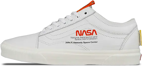 Nasa Old Skool White White Vans Old Skool Shoes Png White Vans Png