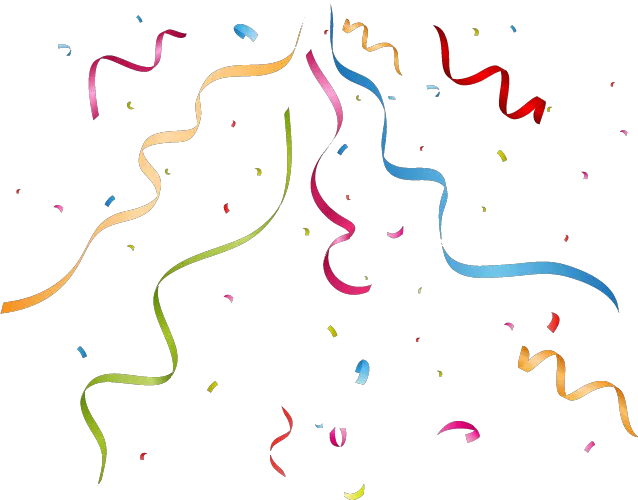 Blowing Confetti Png