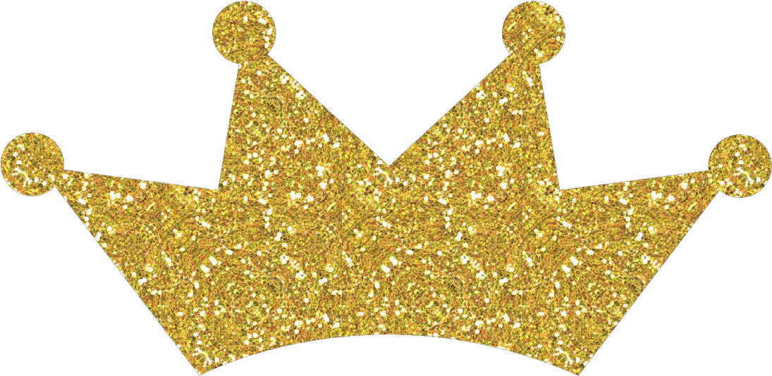 Clipart Crown Glittery Transparent Transparent Background Gold Glitter Crown Clipart Png Glitter Png