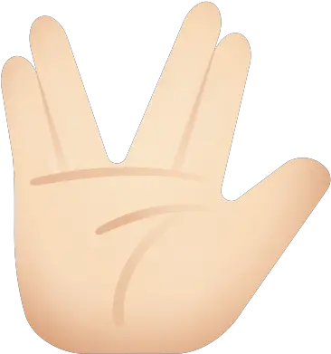 Vulcan Hand Gesture Emoji Sign Language Png Create Vulcan Salute Icon In Photoshop