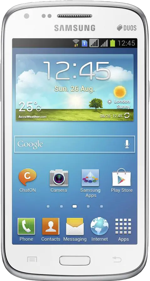 App Design Samsung Galaxy Core Gt I8262 Png Cell Phone Png