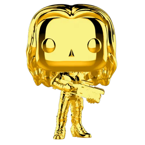 Marvel Studios The First Ten Years Gamora Gold Chrome Pop Vinyl Figure Gold Gamora Funko Pop Png Gamora Png