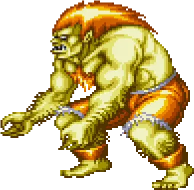 Street Fighter Ii Blanka From Street Fighter Png Street Fighter Ii Logo