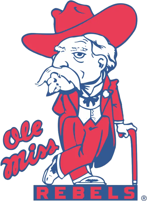 Ole Miss Logos Colonel Reb Ole Miss Rebel Png University Of Mississippi Logos