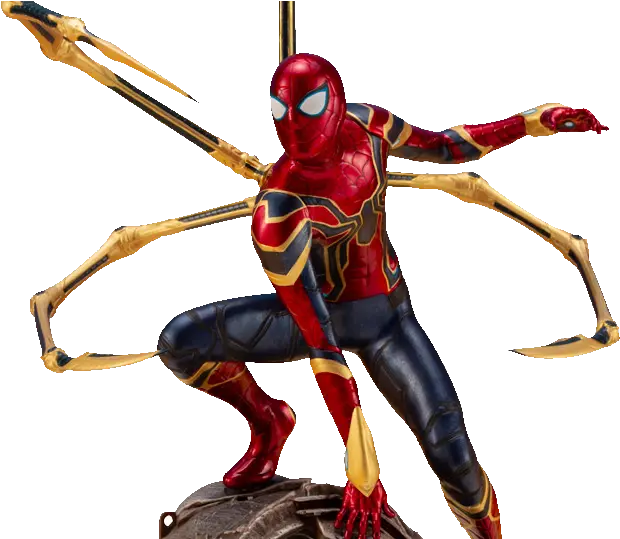 Avengers Infinity War Artfx Iron Spider Statue Kotobukiya Iron Spider Png Iron Spider Png