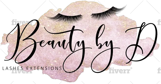 Do Beautiful Watercolor Eyelashhair Salon Signature Logo Eyelash Extensions Png Lashes Png