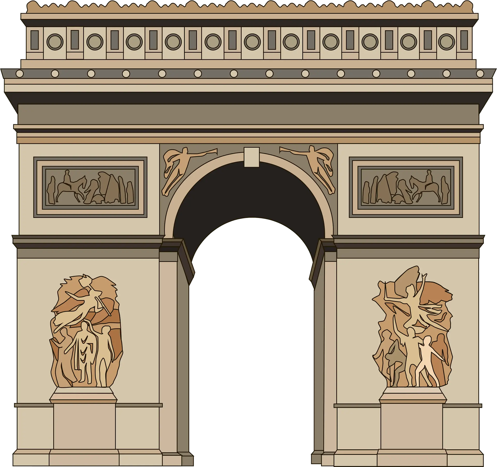 Arc De Triomphe Clipart Free Download Transparent Png Arc De Triomphe Arc Png