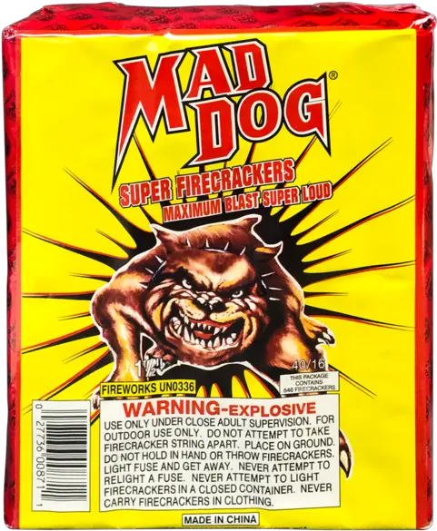 Mad Dog Firecrackers 20100 Tnt Fireworks Png Mad Dog Png