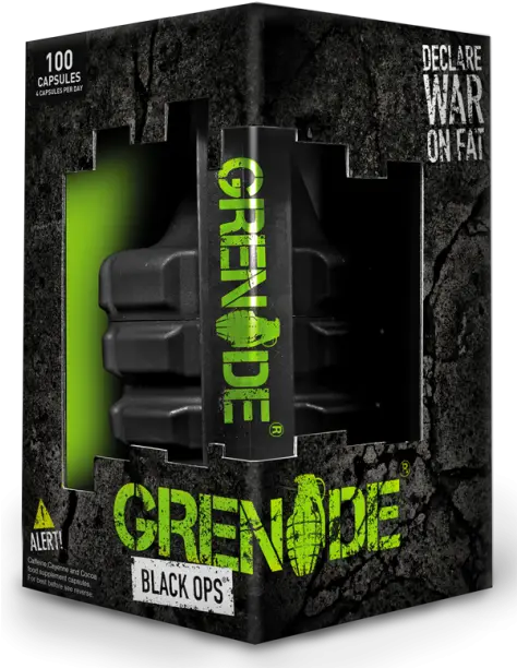 Grenade Black Ops Fat Burner For High Intensity Training Fitwhilehome Flyer Png Grenade Transparent