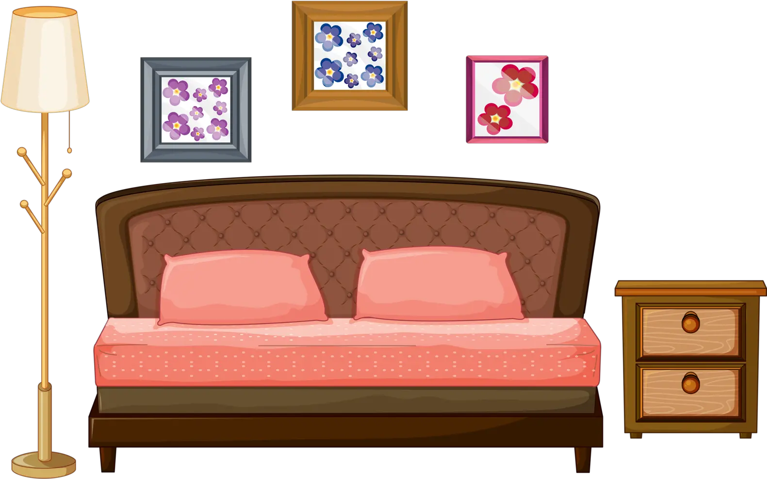 Download Muebles Living Room Clipart Living Room With A Lamp Clipart Png Living Room Png