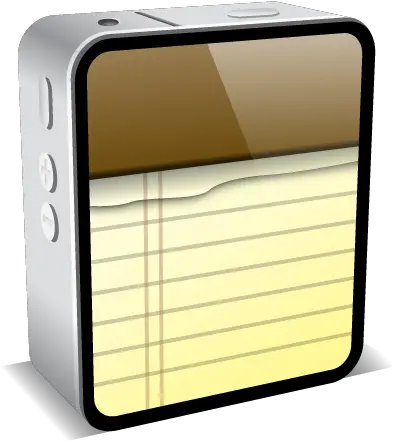 Notes Iphone4 Mini Black 08 Free Icon Of Icons Smartphone Png Mini Icon