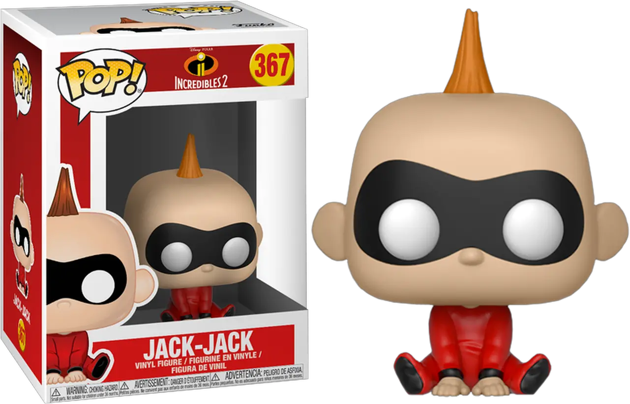 Incredibles 2 Jackjack Pop Vinyl Figure Jack Jack Pop Funko Png Incredibles Png